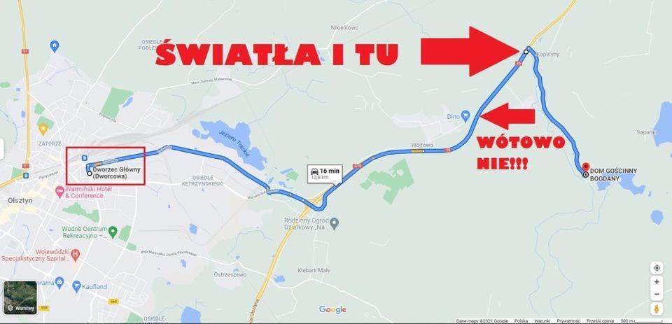 Dom Goscinny Bogdany Barczewo Exteriör bild